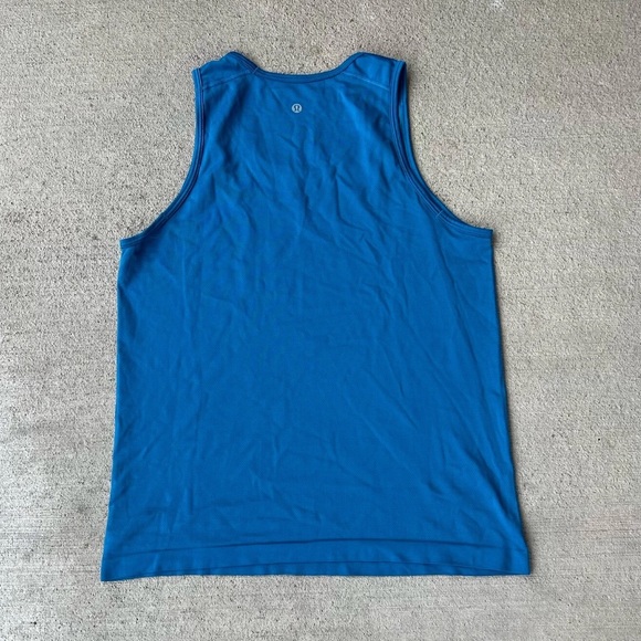 Lululemon Metal Vent Tech Muscle Tank Blue Large - Picture 2 of 2